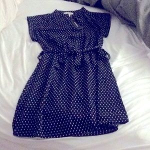 Sweet navy and cream sundress